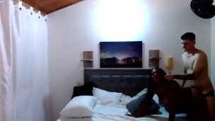My girlfriend asks me to fuck her on all fours until I cum inside her