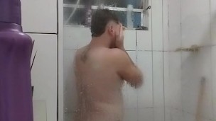 Bath at a friend’s house.