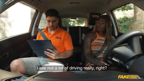 FakeDrivingSchool – Xeinna Rose – Her Big Black Ass is Going to Pass