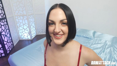 RawAttack – Lucy Lotus – Mouth Filled With Jizz After Intense Pussy Pounding