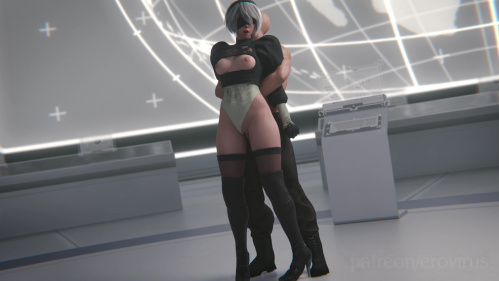 Cartoon – Nier Climax To Save Mankind Erovirus