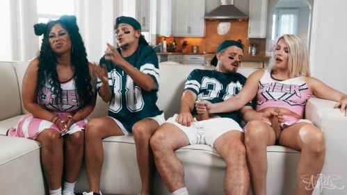 TransAngels – Leah Hayes – Touchdown Fuckdown